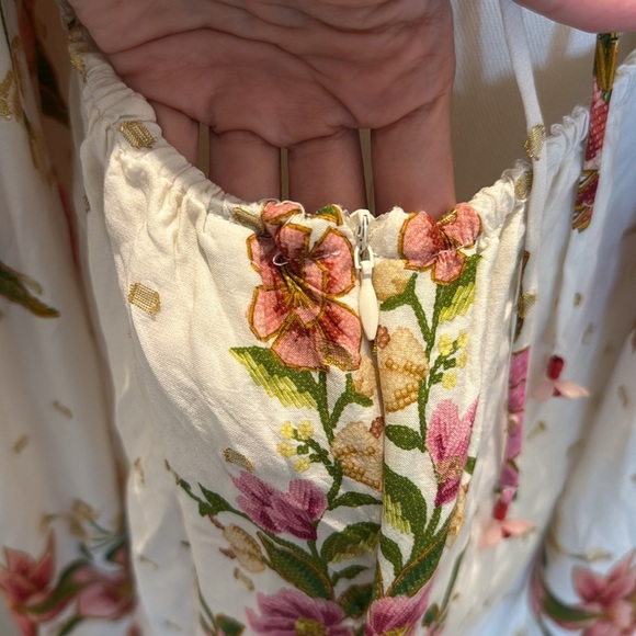 FARM Rio Summer Floral Mini Short Dress Size M - Picture 9 of 10